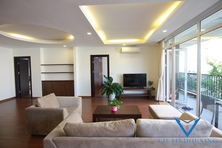 Spacious three bedrooms apartment for rent in Tu Hoa, Tay Ho