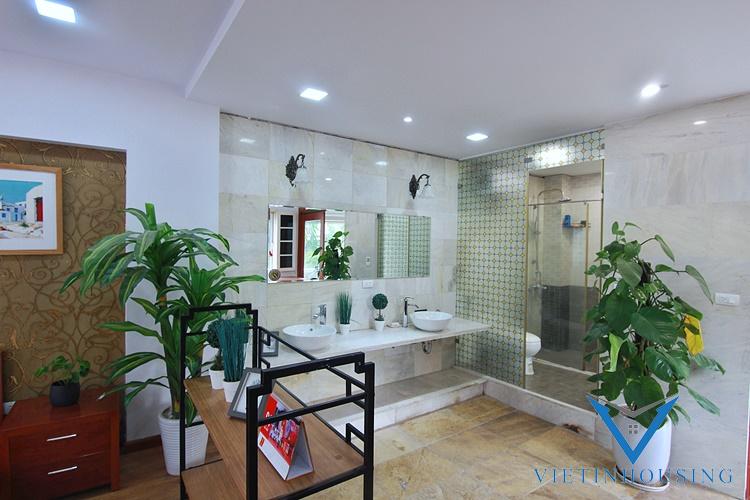 Nice design house with outstanding design for rent in Tay Ho