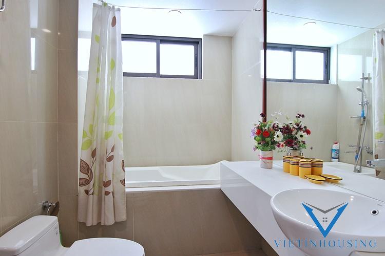 Flooded with light in a morden spacious 2 bedroom apartment for rent in Tay Ho