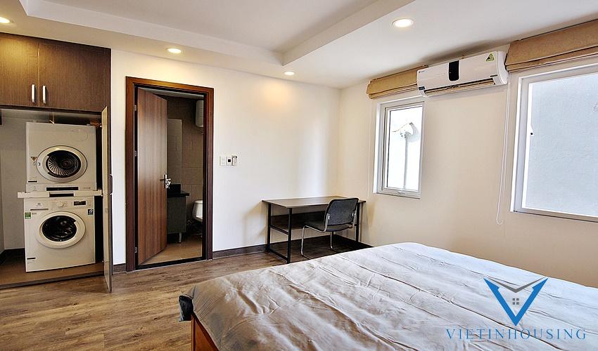 Bright and spacious one bedroom apartment for rent in Dang Thai Mai