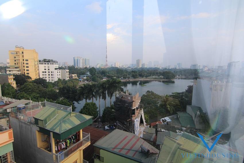 Studio apartment with lots of light and lake view for rent in Ho Ba Mau, Hai Ba Trung