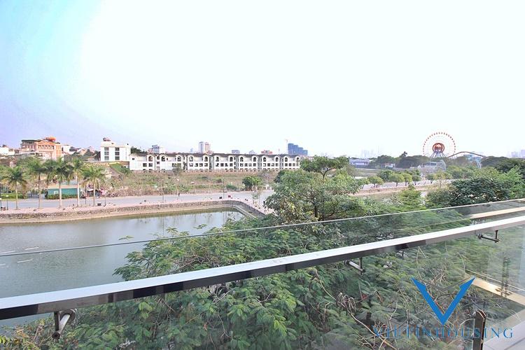 Lake view apartment for rent in Trinh Cong Son st, Tay Ho