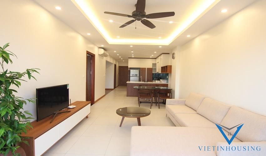 A newly and modern 2 bedroom apartment for rent near Water park, Tay ho, Hanoi