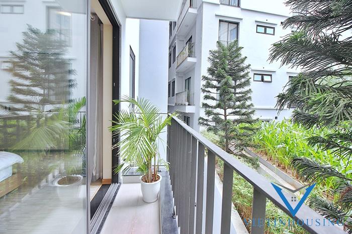 A brand new 2 bedroom apartment for rent in Xuan dieu, Tay ho, Hanoi