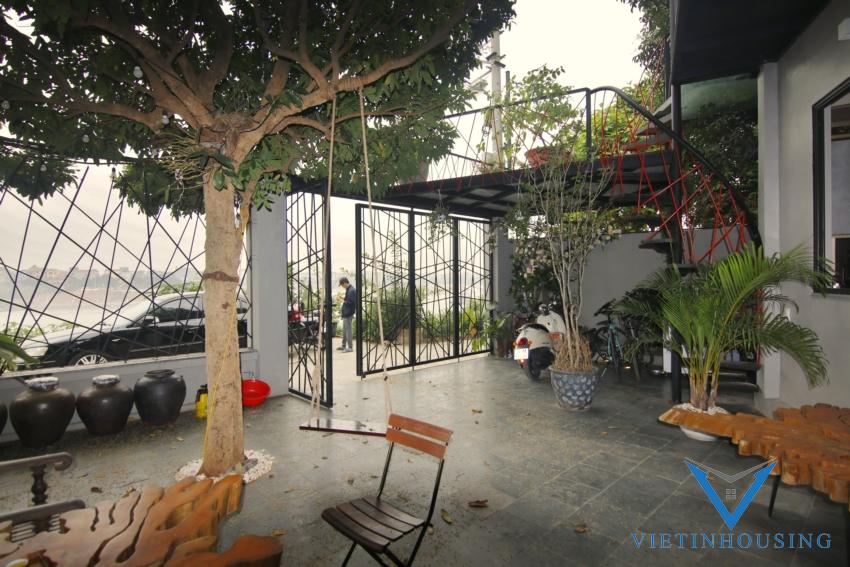 Beautiful house with nice design for rent in Long Bien District