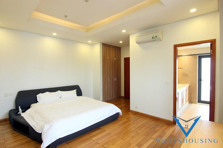 Supper nice location, Higher floor, Lake view apartment for rent in Tay Ho