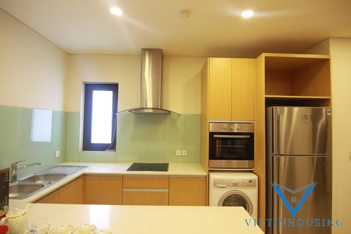 Bright one bedroom on the higher floor for rent in Tay Ho District