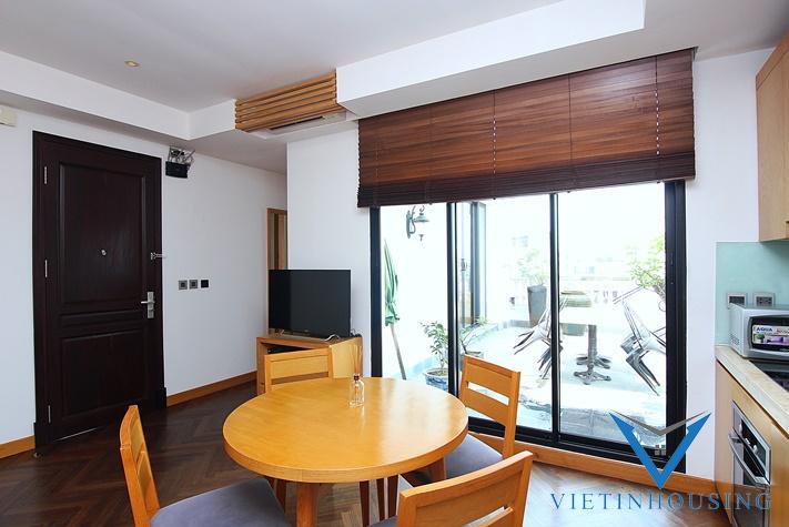 Top floor apartment for rent in To Ngoc Van st