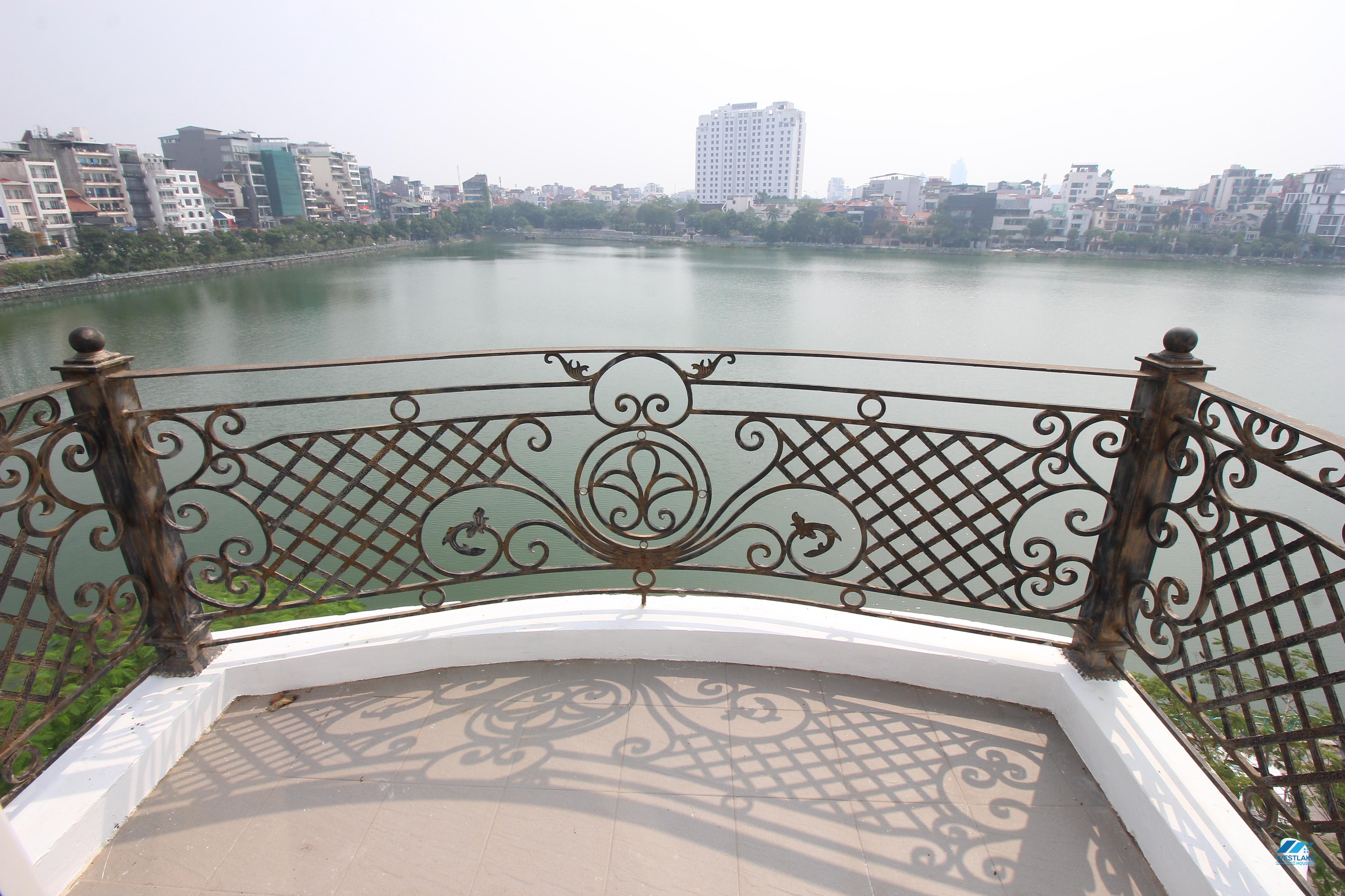 Wonderful apartment on the lake for rent in Tay Ho, Westlake, Hanoi, Vietnam