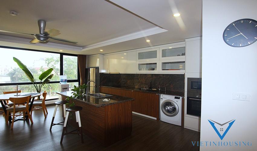 Modern style 2 bedroom apartment with a beautiful view  for rent in Dang Thai Mai, Tay Ho street