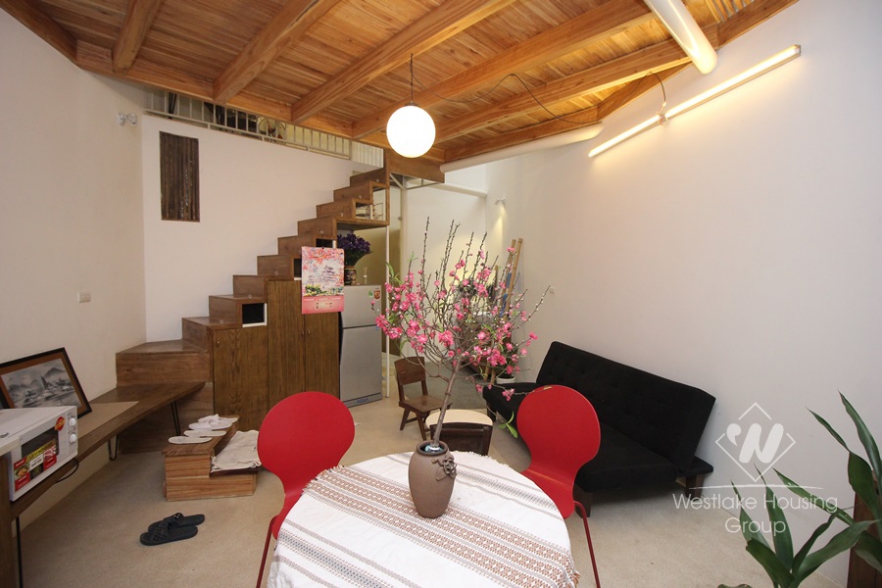 One bedroom modern house with garden for rent in Tay Ho, Ha Noi