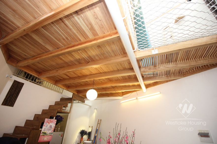 One bedroom modern house with garden for rent in Tay Ho, Ha Noi
