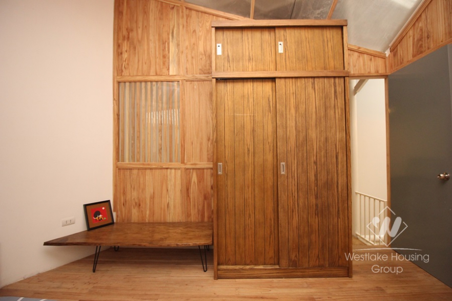 One bedroom modern house with garden for rent in Tay Ho, Ha Noi