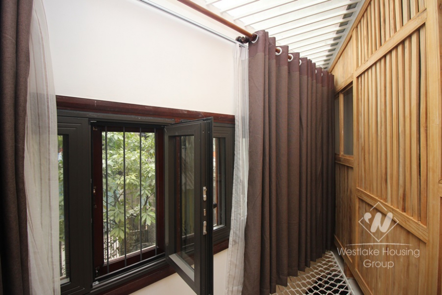 One bedroom modern house with garden for rent in Tay Ho, Ha Noi