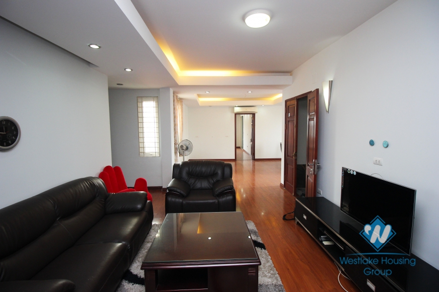 Spacious, good quality apartment for rent in Ba Dinh, Hanoi