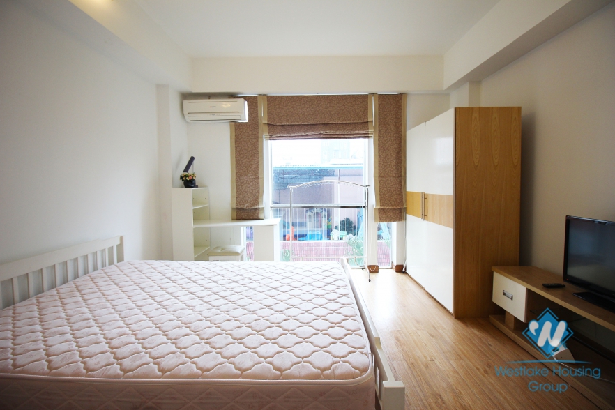 Bright and clean one bedroom apartment for rent in Ba Dinh, Hanoi