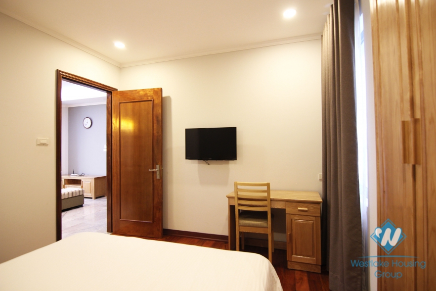 Lovely and lighted apartment for rent in Ba Dinh, Ha Noi