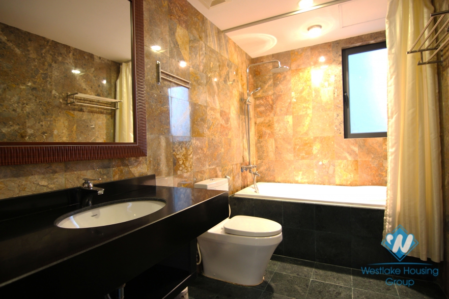 Lovely and lighted apartment for rent in Ba Dinh, Ha Noi