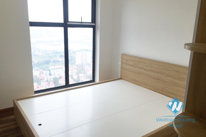 Nice apartment with 03 bedrooms on the high floor for rent in Gold Mark