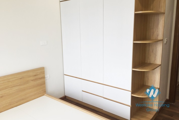 Nice apartment with 03 bedrooms on the high floor for rent in Gold Mark