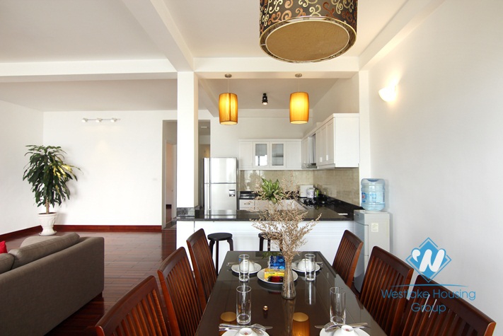 Beautiful apartment for rent with lake view in Tay Ho, Hanoi