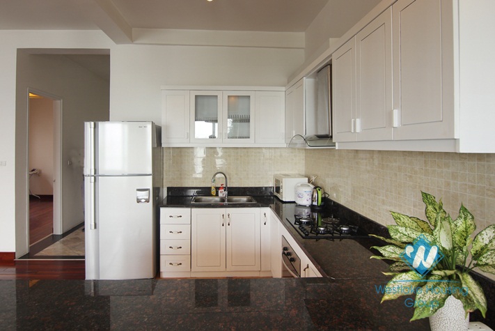 Beautiful apartment for rent with lake view in Tay Ho, Hanoi