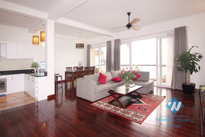 Beautiful apartment for rent with lake view in Tay Ho, Hanoi