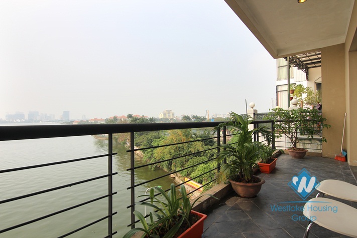 Beautiful apartment for rent with lake view in Tay Ho, Hanoi