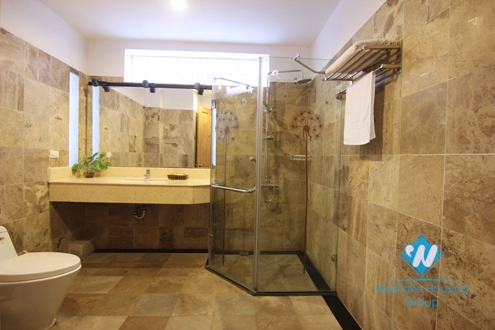 Lakeview balcony 150 sqm apartment  for rent in Tay Ho, Hanoi