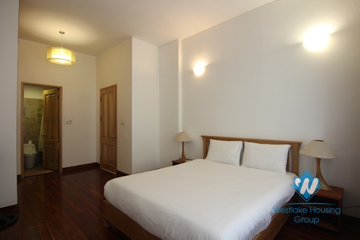 Lakeview balcony 150 sqm apartment  for rent in Tay Ho, Hanoi