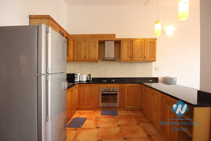 Lakeview balcony 150 sqm apartment  for rent in Tay Ho, Hanoi