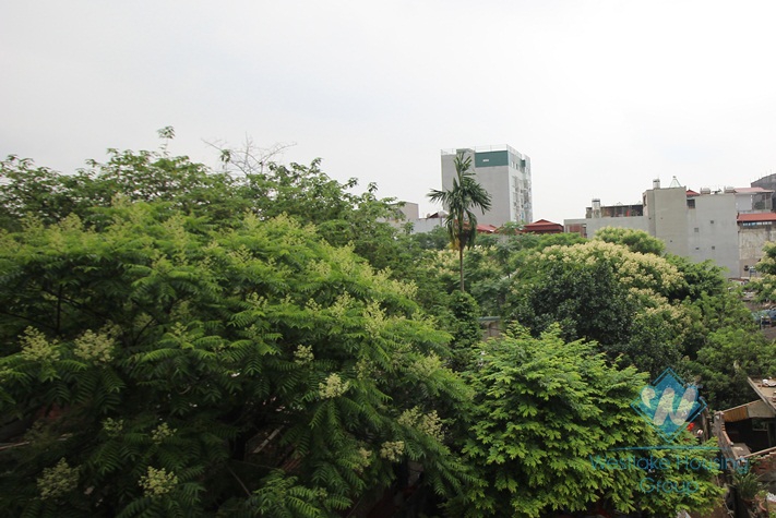 Spacious, good natural light studio for rent in Doi Can alley, Ba Dinh, Hanoi