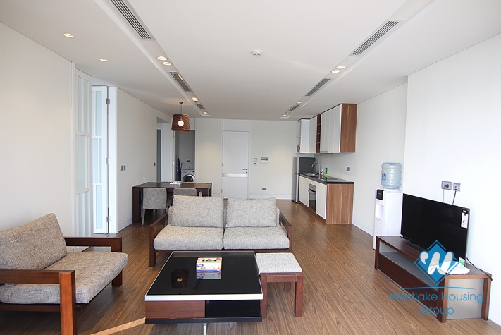 Lake view 02 bedrooms apartment for rent in Tay Ho district 