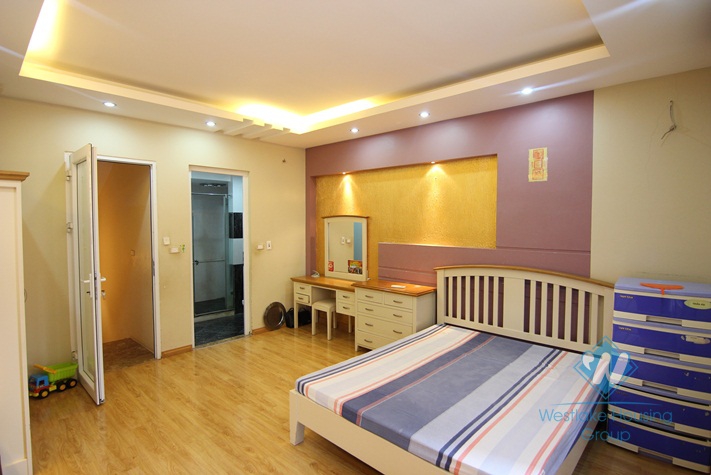 Fully furnished house for rent on Dao Tan, Ba Dinh