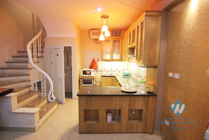 Fully furnished house for rent on Dao Tan, Ba Dinh