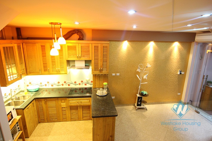 Fully furnished house for rent on Dao Tan, Ba Dinh