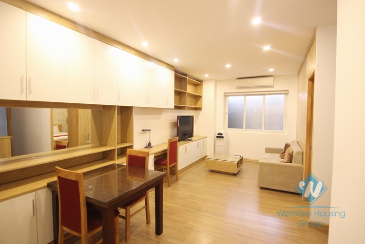 Apartment in ground floor is available for rent in Ba Dinh district.