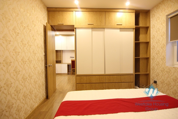 Apartment in ground floor is available for rent in Ba Dinh district.