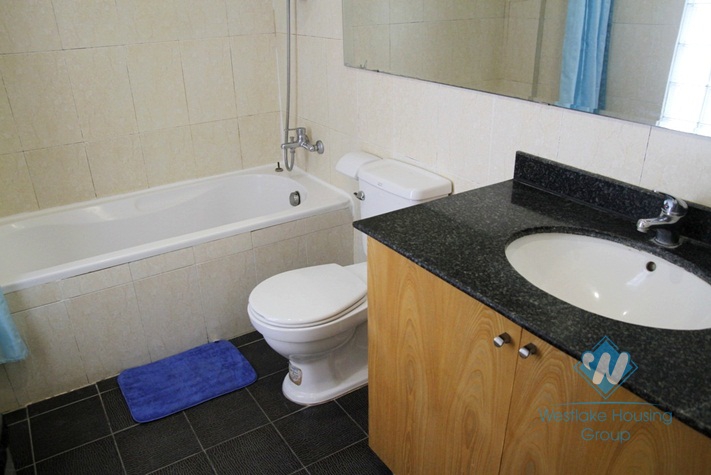 Spacious one bed apartment for rent on Dao Tan Ba Dinh Hanoi