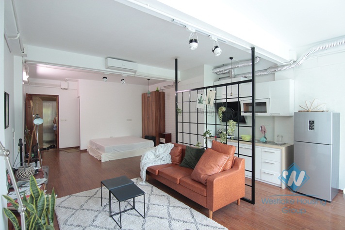 Stylish studio apartment for rent in Ba Dinh, Hanoi