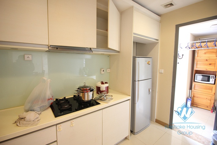 A high floor, modern apartment for rent in Skycity Towers, Lang Ha, Dong Da, Hanoi