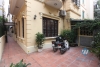 House for rent in Tay Ho alley with small yard large terrace