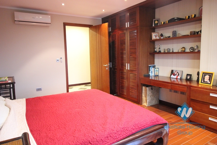 Big apartment for rent with 04 bedrooms in Ciputra, Tay Ho, Ha Noi.