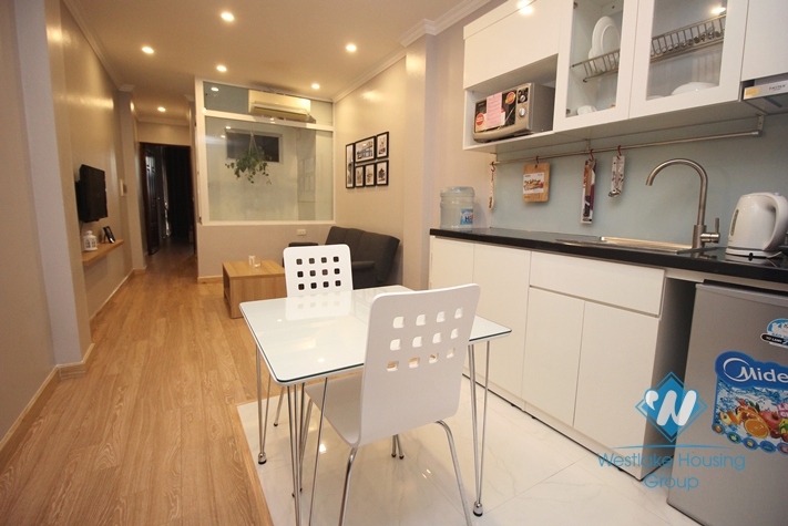 Apartment with beautiful balcony for rent in Ba Dinh, Hanoi