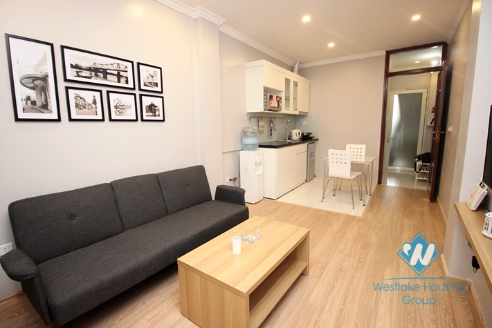 Apartment with beautiful balcony for rent in Ba Dinh, Hanoi