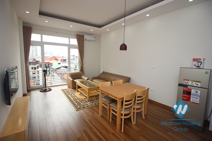 Spacious apartment with balcony for rent in Ba Dinh, Hanoi