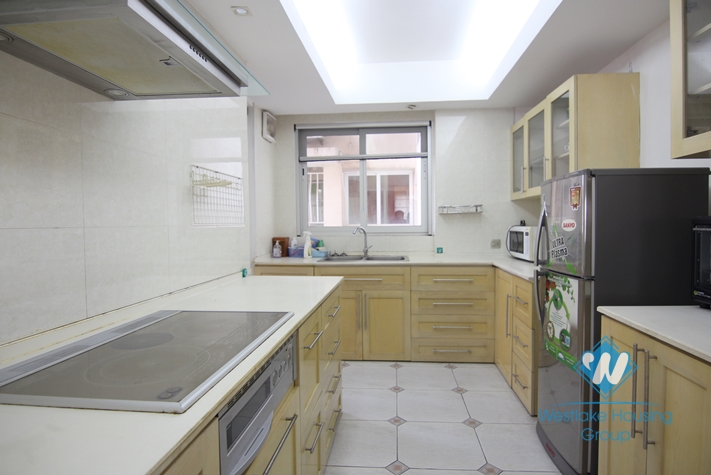 Spacious 3 bedrooms well furnished apartment for rent in Ciputra Hanoi
