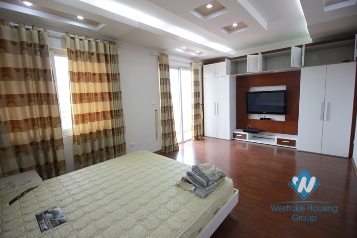 Newly renovated apartment with huge living room for rent in Ciputra, Tay Ho, Hanoi.