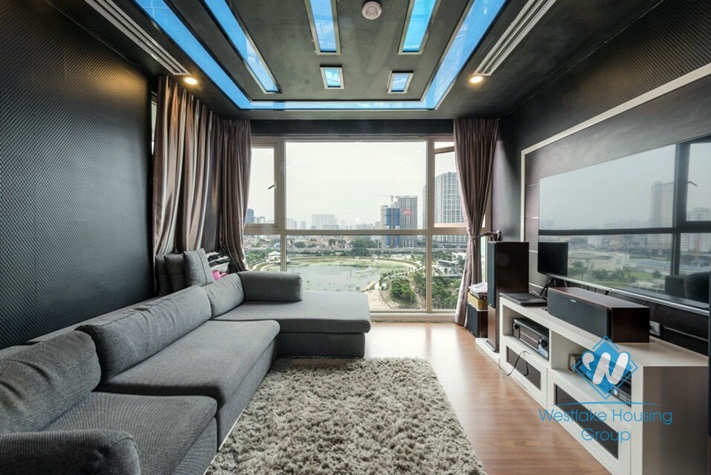 Super modern and elegant duplex apartment for rent in Cau Giay, Hanoi