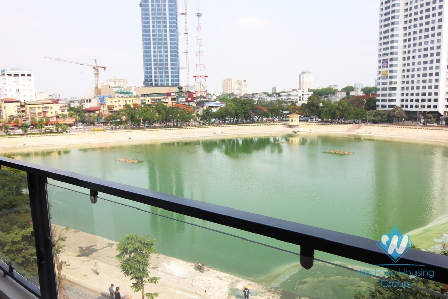 Modern and spacious apartment for rent in Pham Huy Thong-Ba Dinh-Ha Noi